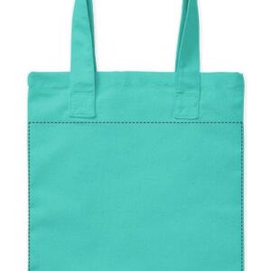 Medium Midweight 100% Cotton Canvas Tote Bag